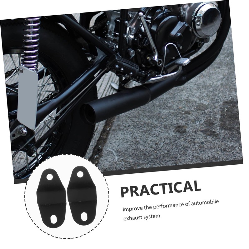 GLEAVI Motorcycle Exhaust Tube Holder Bracket for Secure Fitment Quick