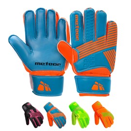 meteor Catch football goalkeeper gloves for children player gloves men's football gloves women's goalkeeper gloves protects the fingers goalkeeper gloves boys goalkeeper player gloves catch, blue