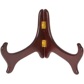 Bard's Hinged Medium Wood Bowl Stand, 5.5" H x 9.25" W x 6.5" D (For 9" - 10" Bowls), Pack of 3