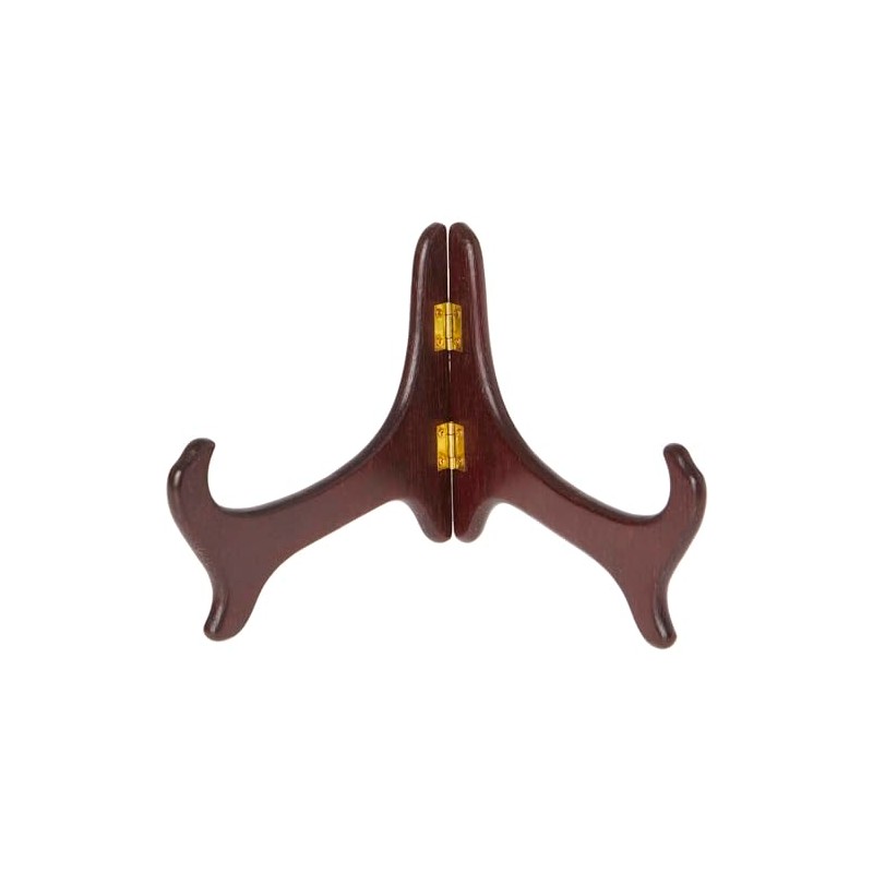 Bard's Hinged Medium Wood Bowl Stand, 5.5" H x 9.25"