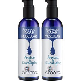 Aceite de Masaje Muscular con Árnica – Árbora 2 Pack Relajante