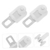 Zerodeko 20pcs Curtain Accessories Curtain Track Gliders Track Rollers Hanging