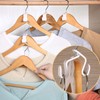 Maloftars Clothes Hangers Connecting Hooks Pack of 60 Clip Drop