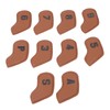 10PCS Golf Head Protective Covers Waterproof PU Material Golf Putter