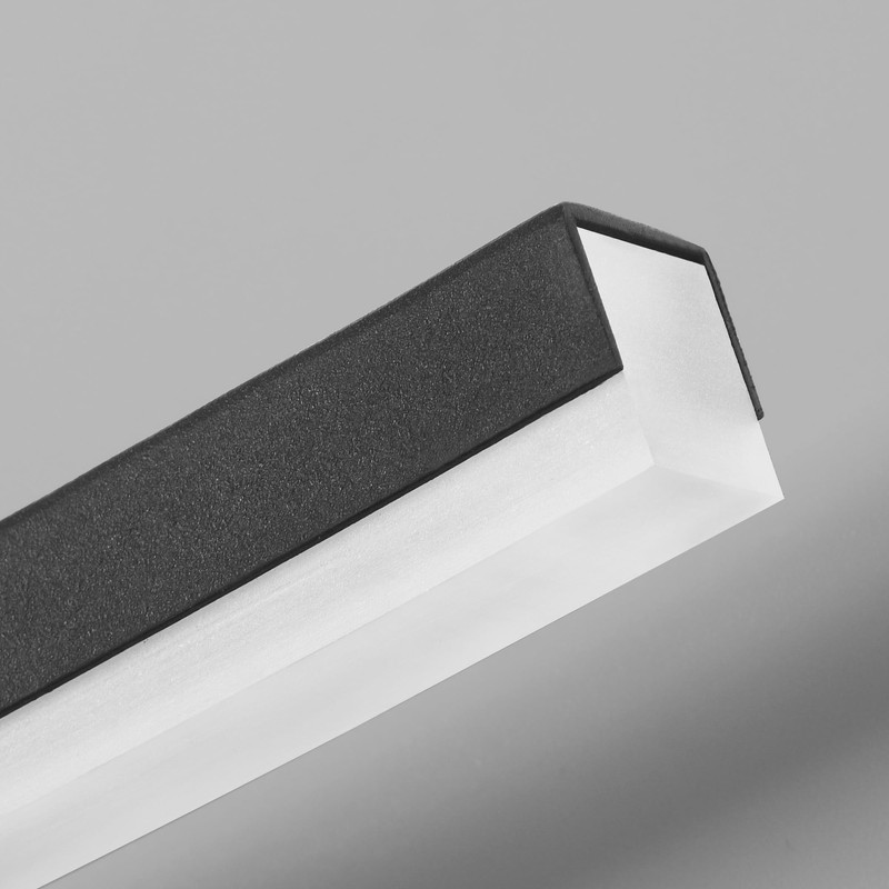 PRESDE 32in Dimmable Black LED Bathroom Light Fixtures Over Mirror