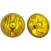 Octane Lighting 5 3/4 Inch Halogen Amber Yellow Glass Headlight