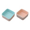 Generic 2pcs Ceramic Hamster Feeding Bowls Anti-tip Design Easy to