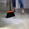 TreeLen Angle Broom and Dustpan Set, Dust Pan Snaps On