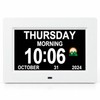 7-Inch Digital Calendar Clock for Seniors – Large Day &