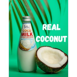 Savia - Coconut Milk Drink, Quality Coconut-Based Beverage, Made with Real Coconut Pulp & Natural, Delicious & Refreshing, Vegetarian, Gluten-Free(9.8oz, 12-Pack) (Original)