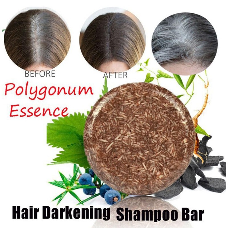 SUIOPPYUW Hair Darkening Shampoo Bar - Solve Hair Problems With