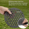 SUMTree Round Cast Iron Cooking Grate, Round Hole Grate, Black,