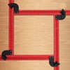 JCFANTS Router Jigs for Cutting Board, Adjustable Square Router Template