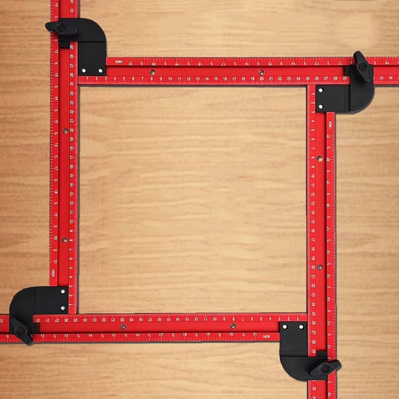 JCFANTS Router Jigs for Cutting Board, Adjustable Square Router Template