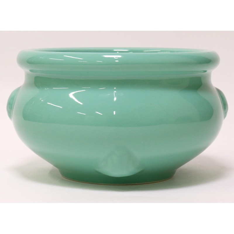 Incense Burner, Flat Bottom Incense Burner, Celadon (5 inches) |