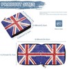 Dngkaoje Retro UK Flag Print Bifold Wallets for Men PU