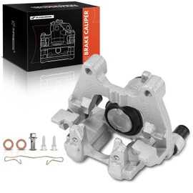A-Premium Disc Brake Caliper Assembly with Bracket Compatible with Volkswagen Tiguan 2018-2023 2.0L - Rear Left Driver Side