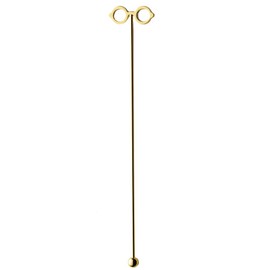 Takakuwa Metal Gentleman Muddler Gold Glasses