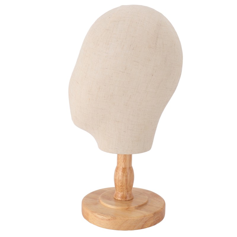 Wig Head Stand Non Woven Fabric Mannequin Head Hat Display