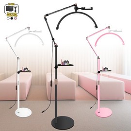 GX490/Ring/Half Moon/LED/Lamp/Deck/Floor/Beauty Salons/Make Up/3000K-6000K