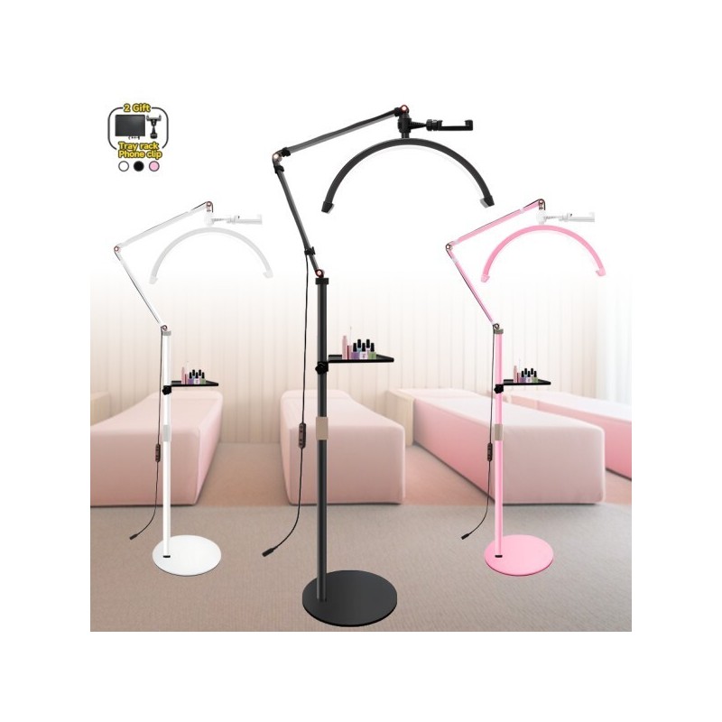 GX490/Ring/Half Moon/LED/Lamp/Deck/Floor/Beauty Salons/Make Up/3000K-6000K