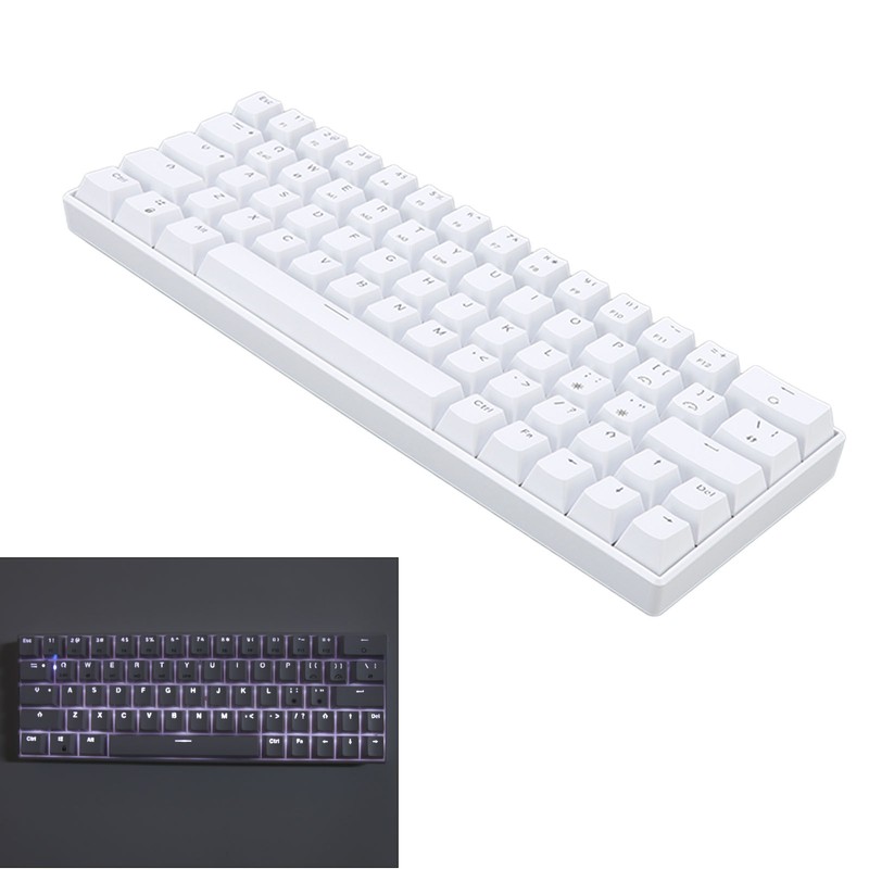 Mechanical Keyboard 64 Keys Wireless 2.4G BT3.0 5.0 Type C