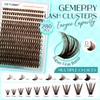 Brown Lash Clusters 280PCS Eyelash Clusters Natural Looking Individual Lash
