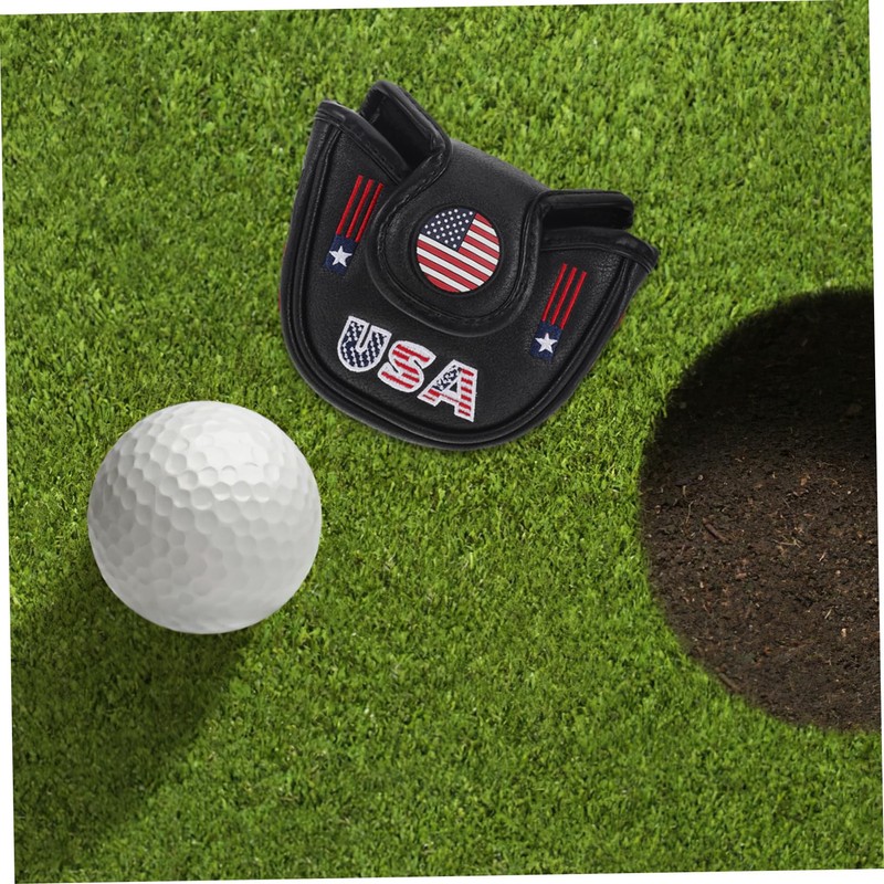 WOONEKY Stylish PU Mallet Headcovers for Secure Protection of Golf