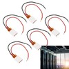 5Pcs PTC Heating Plate Aluminum Alloy Ceramic Thermostatic PTC Heating