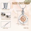 Minicremation Compass Locket Urn Necklace for Ashes Funeral Cremation Jewelry