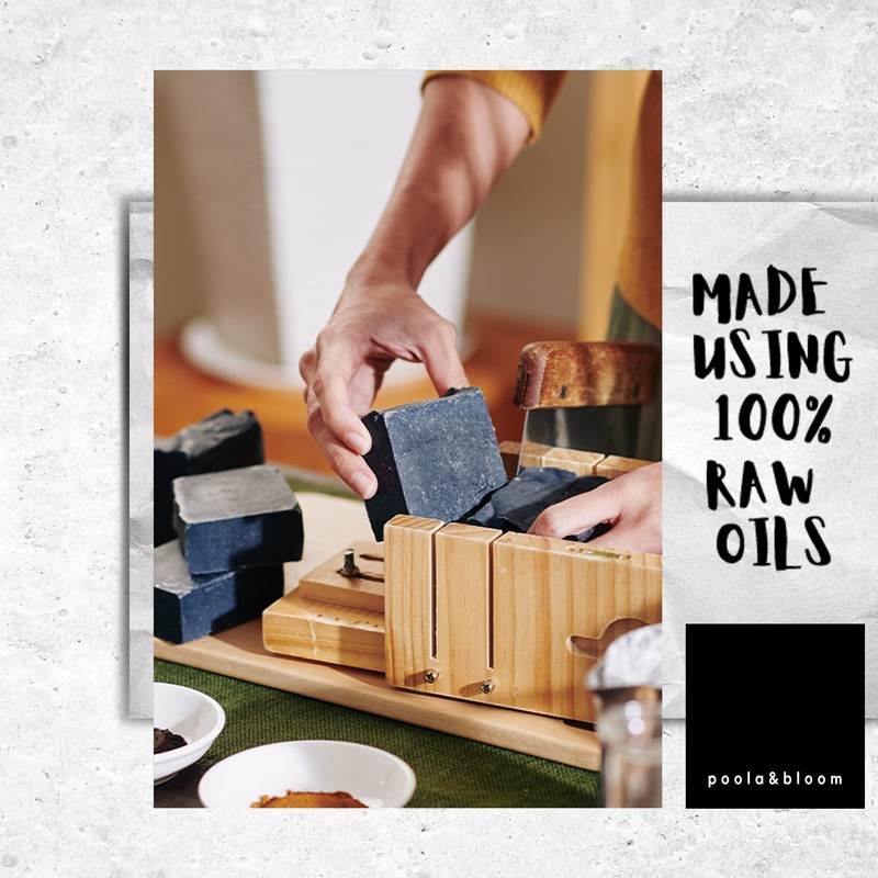 Peeling & Scrub Natural Handmade Soap Bars - 2 Black
