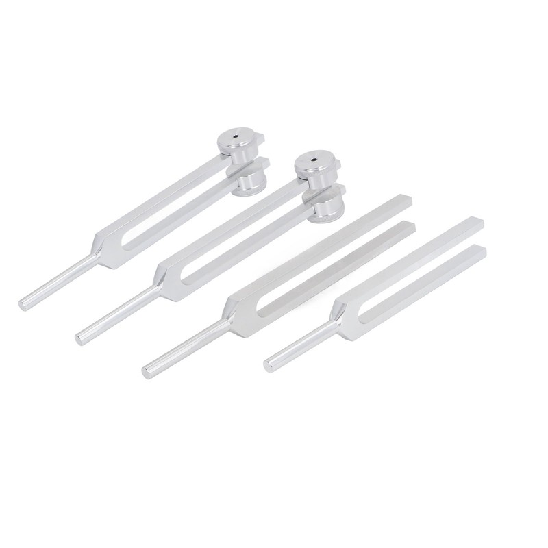 Resonance Tuning Forks Healing Set C128Hz 384Hz C256Hz OM136.1Hz Weighted