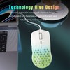 Wired Gaming Mouse with 7 RGB 3600DPI Lightweight Ergonomics Breathable