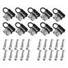 micrl 10 Pcs 50 Amp 6-8 Gauge Battery Quick Connector, Jumper Cable Plug Connect/Disconnect for Recovery Winch, Towing Systems(Gray)