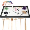 Dreamgirnh Zen Garden for Desk, with Crystals and Healing Stones