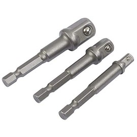 Draper 00005 1/4" Hex. x 1/4" and 3/8" Square Drive Adaptors