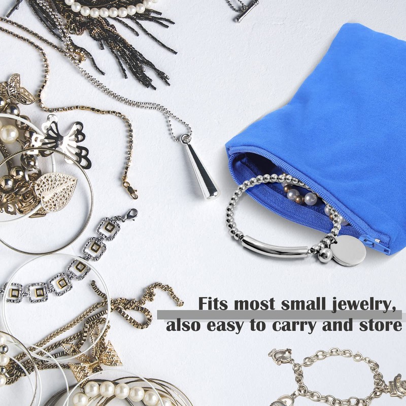 Geosar 24 Pcs Silver Storage Bags, Christmas Anti Tarnish Jewelry