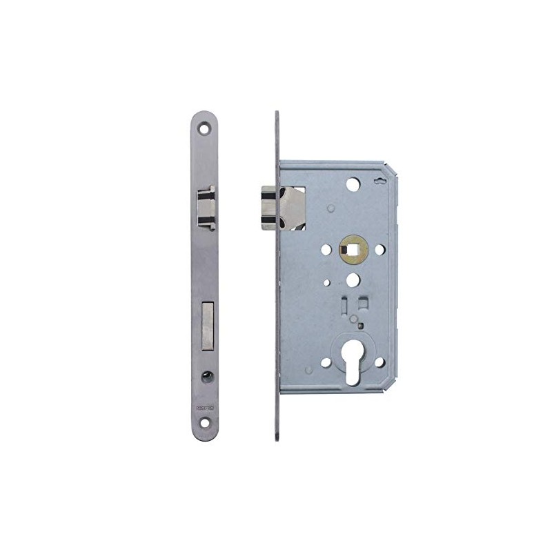 ToniTec® Mortice Lock Soft Lock Whisper Trap 55/72/8 Stainless Steel