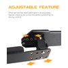 Dead Pedal for Jeep 4xe, Aluminum Gladiator Dead Pedal Adjustable