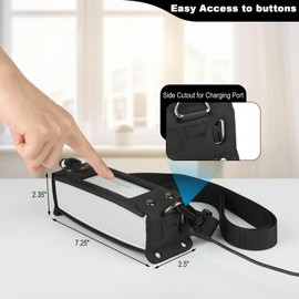 TXEsign Travel Carrying Case for Bose SoundLink Mini&II Bluetooth Portable Speaker, EVA Travel Protective Case Cover Bluetooth Speaker Case Holder with Adjustable Shoulder Strap