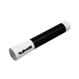 WHITE with BLACK Real CARBON FIBER CNC Machined Billet Aluminum Short 3" inch Antenna for Honda S2000