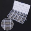150Pcs 15 Kinds/Sizes 304 Stainless Steel Cotter Pin Assortment M1-M3