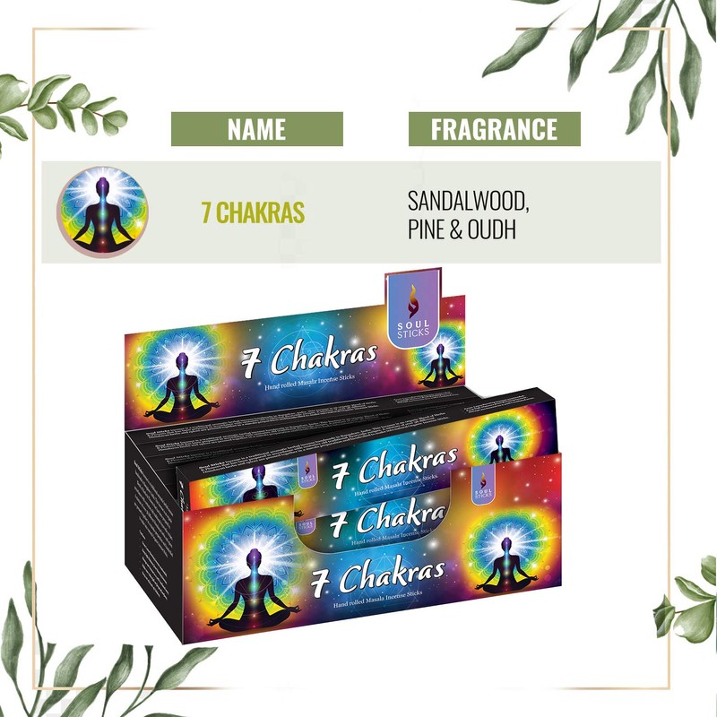 Soul Sticks Hand-Rolled Incense Sticks Divine Spirit Blends 180 Gram