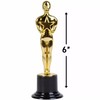 Rhode Island Novelty 6 inch Plastic Gold Movie Award Statue,