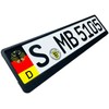 Germany Coat of Arms License Plate Flag + Eagle (Stuttgart