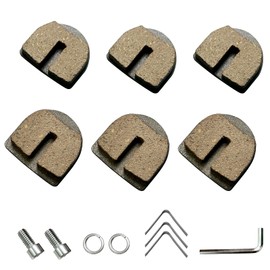 Rounded Rear Brake Pads for Razor Dirt Quad 500 MX500 MX650 SX500 McGrath Dirt Rocket RSF650 Motovox Electric Dirt Bike E500S Electric Scooter Sportbikes ATV YK2 Flame Disc Brake Caliper Part 6 Pack