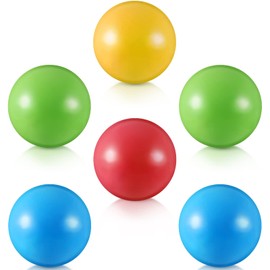 Civaner Plastic Balls Multi Colored Replacement Toy Balls Crush Proof Bulldozer Balls Soft Plastic Air Filled Ocean Balls for Toddlers 1.75 Inch Balls Toys (6 Pieces)
