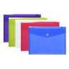 Exacompta 56420E Pack of 5 Plastic Envelopes DIN A5 for