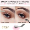 EMEDA Self Adhesive Eyelashes Clusters Stress Free to Wear More
