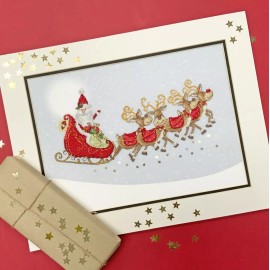 Bothy Threads Counted Cross Stitch Kit Sleigh Ride XKTB9